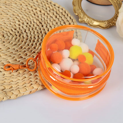 10cm Cotton Doll Pain Bag PVC Transparent Round Doll Tuanzi Walking Bag 15cm Doll Storage Bag