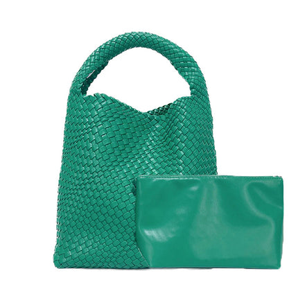 Cross-border Woven Bag Women's Tote Bag Large Capacity Vegetable Basket Bag Shopping Bag General Bag Women's All-match Bag 61