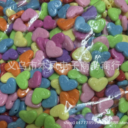 solid color color beads diy bracelet string loose beads material children beaded handmade keychain jewelry accessories