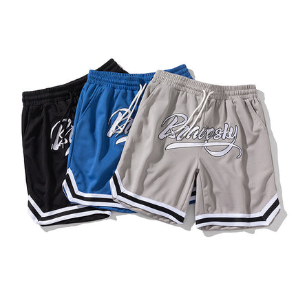 Summer New Sports Shorts Men's Fitness American Style High Street Sports Basketball Pants Training Shorts Casual Pants Mid-length Pants