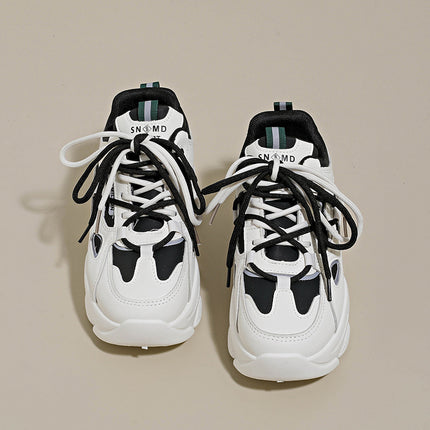 Women's Athletic Dad Sneakers for Petite Figures, Trendy, Fashionable, Casual, New 2025 Versatile Mesh Women's Shoes