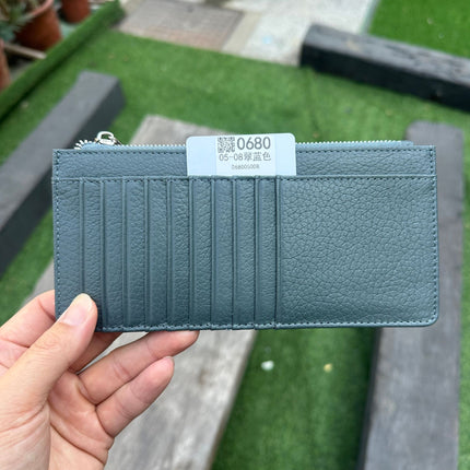 Women's Genuine Leather Fashion Long Zipper Mobile Phone Wallet High-grade Cowhide Men's Large Capacity Card Bag Two-in-One in stock