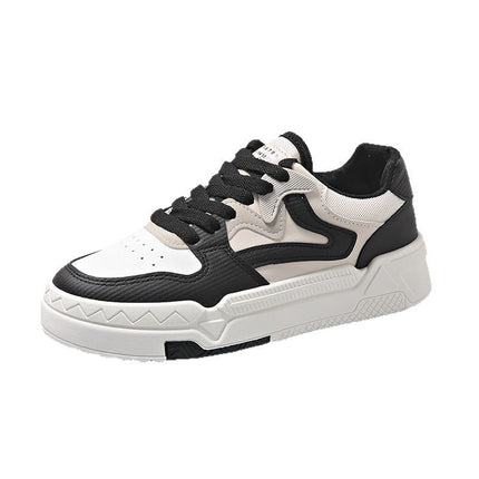 Niche Trendy Instagram Style Thick Bottom White Shoes Women's 2025 Spring New Breathable Student Leisure Sports Board