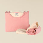 AB edging suit-female pink / M