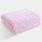 70*140 / [auspicious grid] light pink