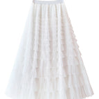 White / M (17 rows of skirt length 85cm wide)