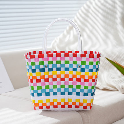 Bag woven bag handbag hand bag beach bag vegetable basket woven bag female tote bag hand gift basket wholesale