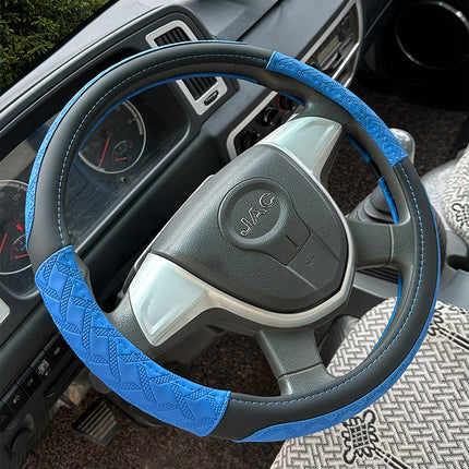 Steering Wheel Cover for Passenger Cars, Buses and Trucks, Non-Slip and Comfortable for All Seasons, Outer Diameter 39 40 41 42 45cm