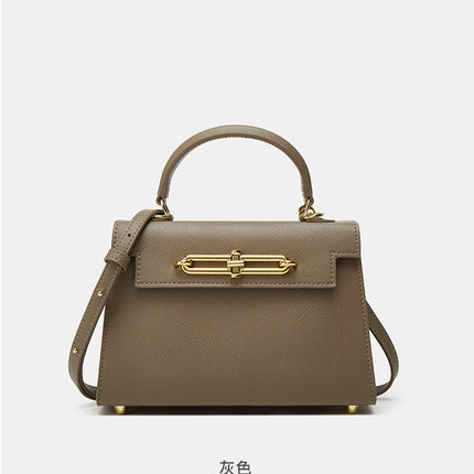 High-end French Kelly Bag Summer New Macaron Light Luxury All-match Flip Small Square Bag Shoulder Crossbody Bag