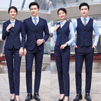 Black Strip Suit Male / S