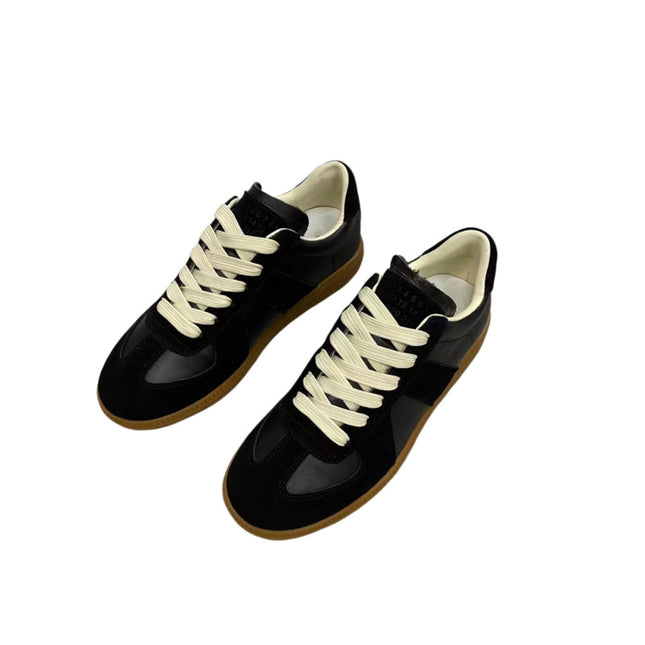 Internet Celebrity Popular Men's and Women's Couple Shoes, Versatile Trendy Shoes, Retro Sports White Shoes, Genuine Leather Moral Training Shoes, Men's Shoes
