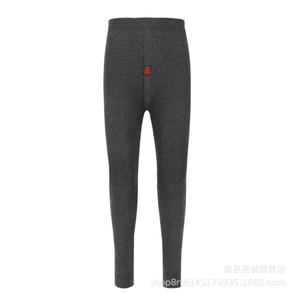 Men's warm pants extra large thickened brushed inner leggings high waist long johns hot pants wholesale