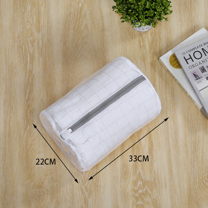 Edging Gray self-locking zipper 60g thick mesh laundry mesh bag