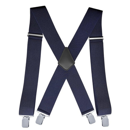 Cross-Border Manufacturer Supply Adult Men's Suspenders X-Shaped Elastic Adjustable Men's Suspenders