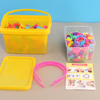 550 670g Beaded Yellow Square Barrel Head Hoop 2 English Picture Book 1