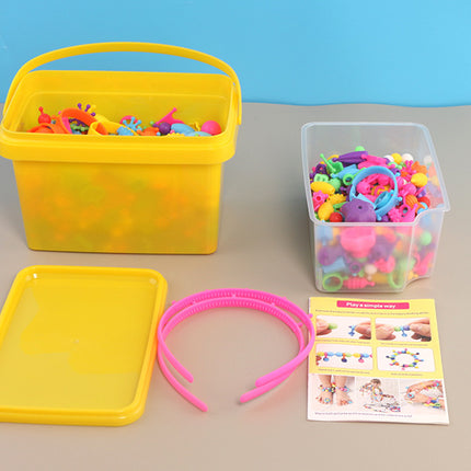 Source Factory Versatile Creative Pop Art String Beads Insert Kidsren's Beaded Toy Beads DIY Girl Bracelet Necklace