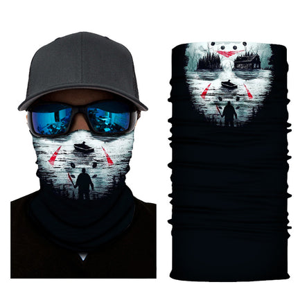 Xun Hui picture series magic scarf printed men's and women's sports multifunctional sunscreen windproof riding mask spot