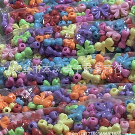 solid color color beads diy bracelet string loose beads material children beaded handmade keychain jewelry accessories