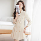 8816 apricot dress / 4XL