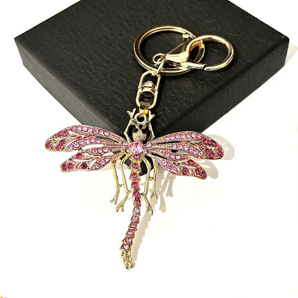 [Clearance specials] Cross-border European and American alloy diamond-encrusted cute animal keychain car pendant bag pendant