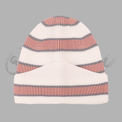 New Four Seasons Flying Woven Men's and Women's Knitted Hat Big Head Wai Cold Hat Men's European and American temu Lazy Style Hat Warm