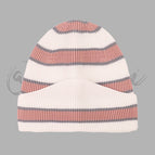striped pink white