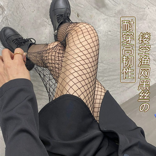 Fishnet stockings stockings women sexy black silk fun wear pure desire wind butterfly flower rattan with diamond net stockings pantyhose wholesale