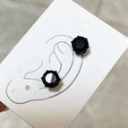 5mm magnetic stud earrings a pair of black