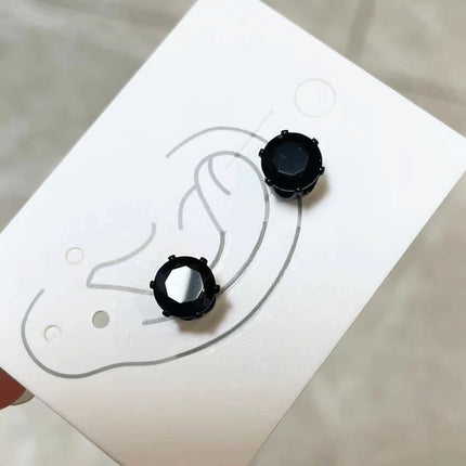 Factory wholesale ear nail without ear hole magnetic ear nail female ear bone clip male earring nail magnet stone ear bone nail