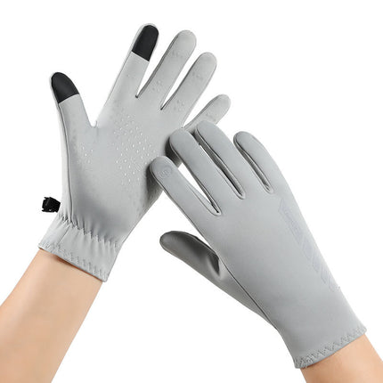 Warm Gloves Outdoor Riding Windproof Cold-proof Waterproof Electric Car Anti-slip Touch Screen Autumn and Winter Women's Running Hand Guard
