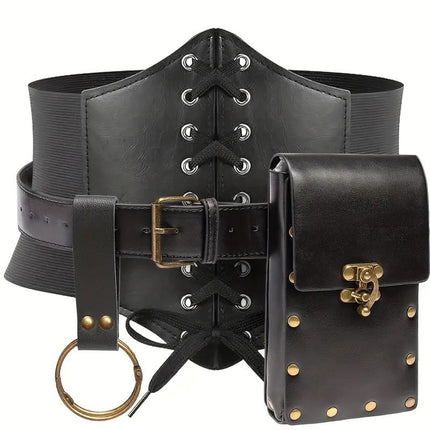 Amazon Independent Station Steampunk Mobile Phone Bag Medieval Bag Belt Renaissance Cosplay Clothing