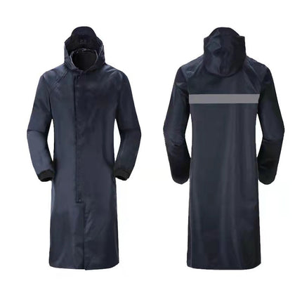 Factory wholesale thick Oxford cloth long raincoat adult riding electric car poncho labor protection body one-piece raincoat