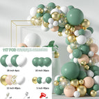 Green balloon set 002