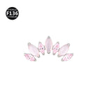 Teeth m0.9 / Pink jade + pink zirconium [head only]