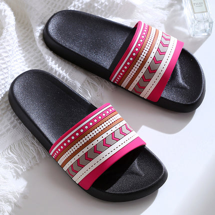 Home Slippers Indoor Bathroom Non-slip Sandals Summer Outdoor Leisure Sandals and Slippers Couple Wear Trendy Slides