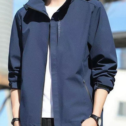 Men's Windproof and Waterproof Outdoor Windbreaker, Spring and Autumn Thin Jacket, Trendy Brand, Couple's Single-Layer Mountaineering Jacket for Women