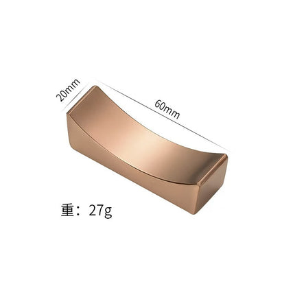Cross-border Stainless Steel Chopsticks Rack Chopsticks Holder Chopsticks Pillow Public Chopsticks Holder Hotel Dining Table Set-up Table Yuan-shaped Tableware Chopsticks Holder