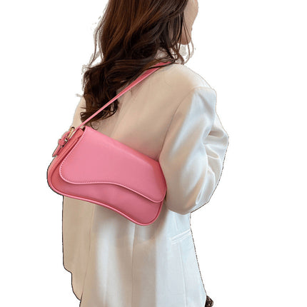 High-End Trendy Women's Bags 2026 New Fashion Textured Shoulder Bag Retro Women's Crossbody Bag Temu Dropshipping
