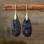 Black gold ear hooks