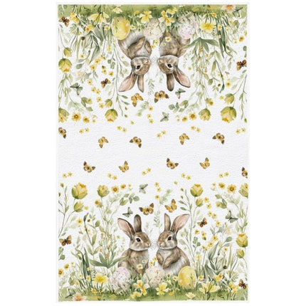 Cross-border Easter Kitchen Towel Absorbent Dishwashing Cloth Holiday Atmosphere Decorative Hand Towel Household Cleaning Cloth