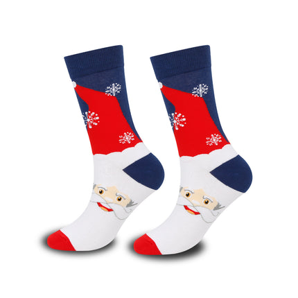 Cross-border Hot Christmas Socks Autumn and Winter Santa Claus Mid-tube Socks Elk Christmas Gifts Amazon Tide Socks