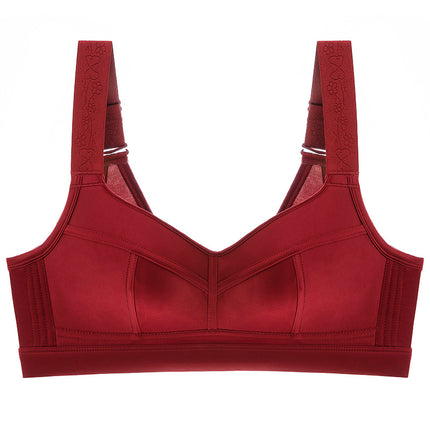 plus size Underwear Women's chubby girl 150.00kg Large Chest Small Bra Thin Full Cup Bra Auxilis E Cup Ultra Thin Cup