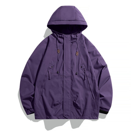 Couple's Charge Clothes Men's Zipper Autumn Windproof Waterproof Mountaineering Suit Fashionable Jacket Outdoor Cover