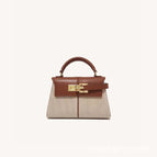 Canvas brown-small [ready stock]