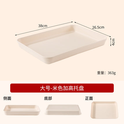 Commercial Deepening Tray Rectangular Kindergarten Plastic Storage Tray for Hot Pot Food Preparation Tray with Marinated Flavor Marinated Dishes Display Tray