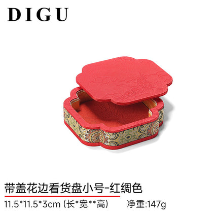 Di Gu Palace Style Jewelry Jewelry Plate Bracelet Necklace Look at Pallet Play Bracelet Storage Plate National Style Display Props