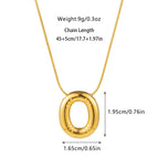 O necklace / Gold - with chain