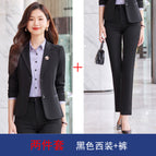 Black suit +5002 black pants / S