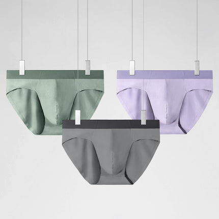 50 men's underwear men's modal seamless shorts slim sexy summer thin briefs head comfortable breathable