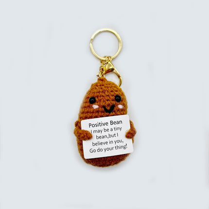 New cross-border hot sale handmade plush doll positive energy potato keychain pendant cartoon vegetable small gift